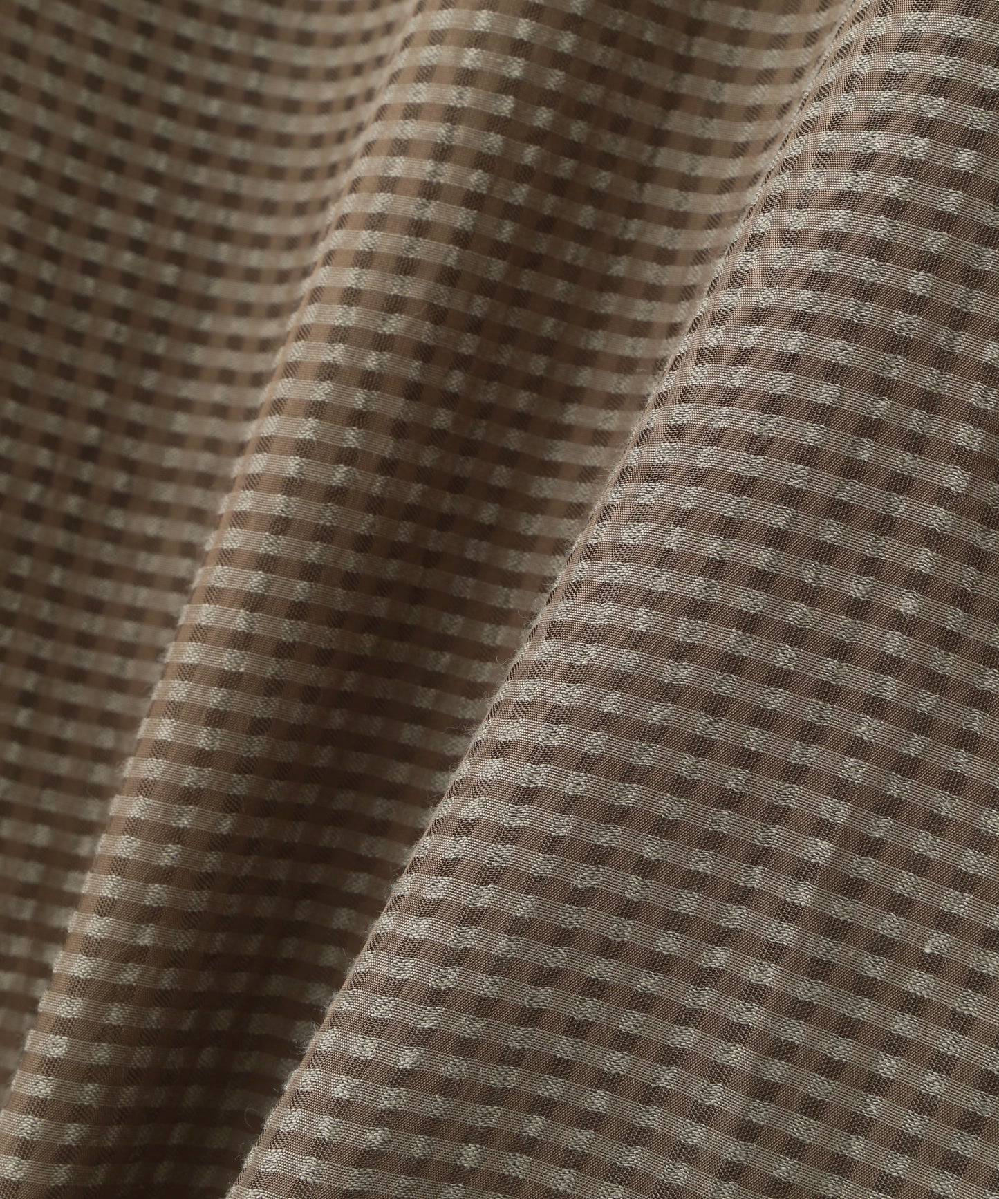 【Lee/SEVEN BY SEVEN】 SHEER COWBOY JACKET ‐Gingham Check Indian fabric‐