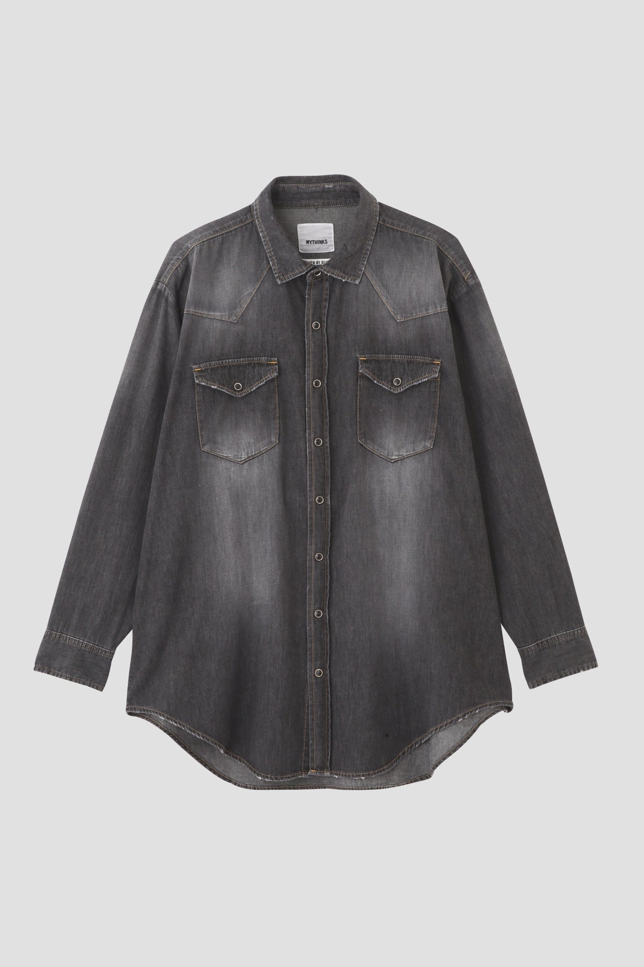 MY DENIM WESTERN SHIRT ‐Special Black‐