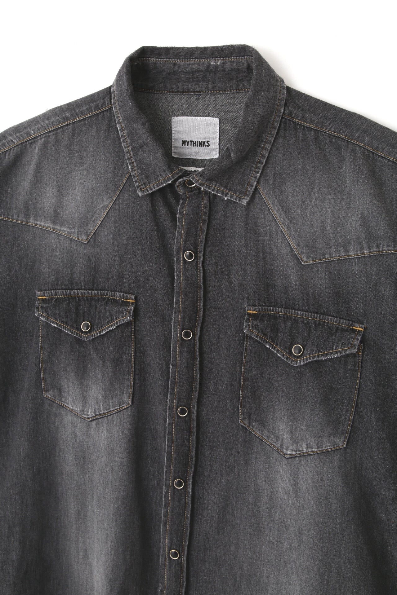 MY DENIM WESTERN SHIRT ‐Special Black‐