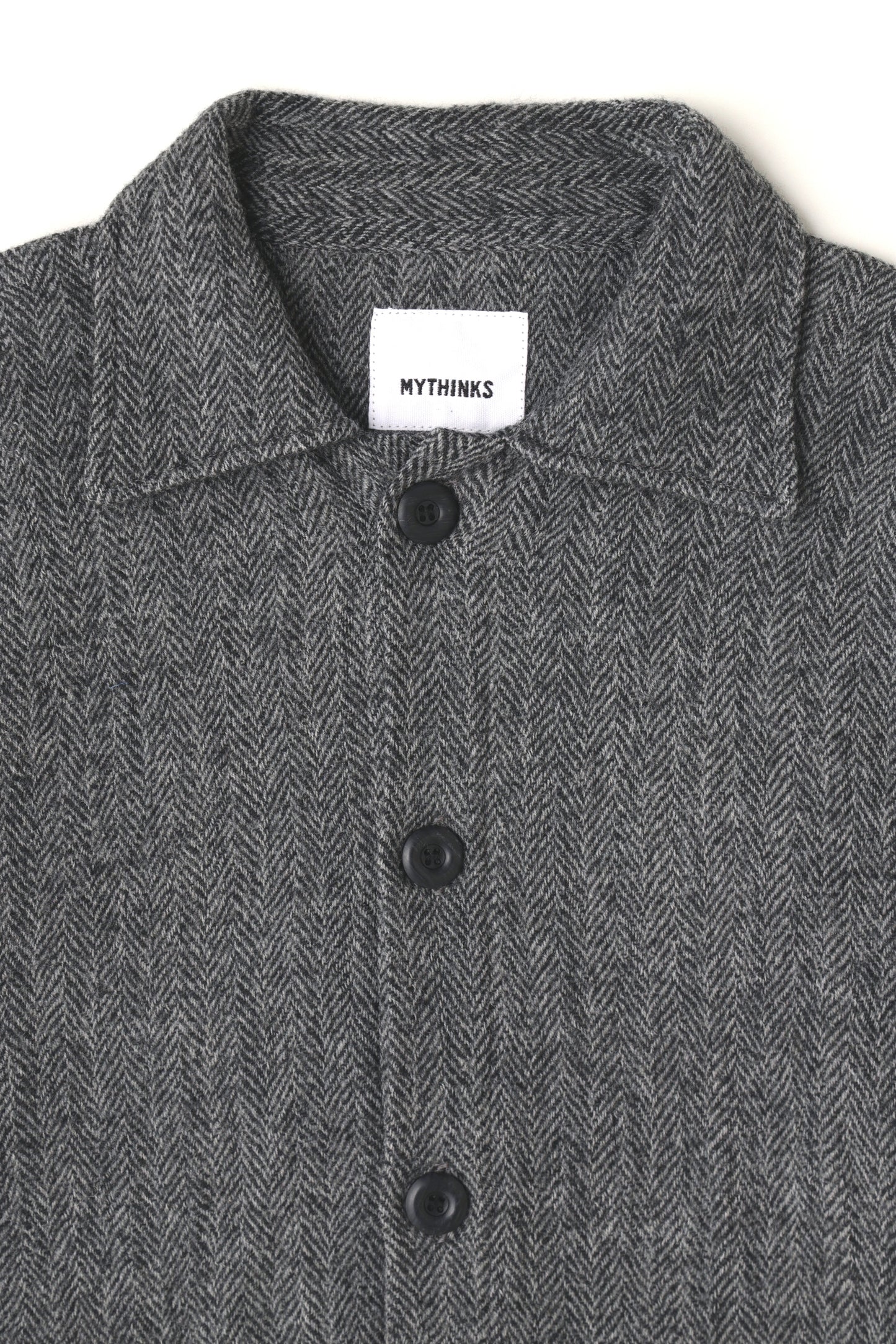 【MYTHINKS】MY BULGARIAN WOOL HERRIGBONE JACKET