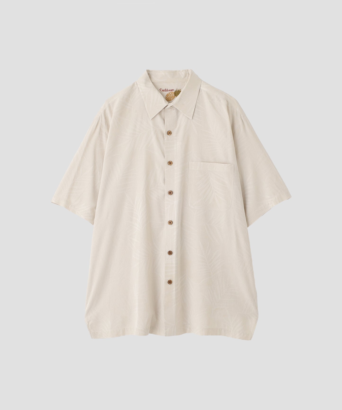 US Half Sleeve Jacquard Silk Shirts