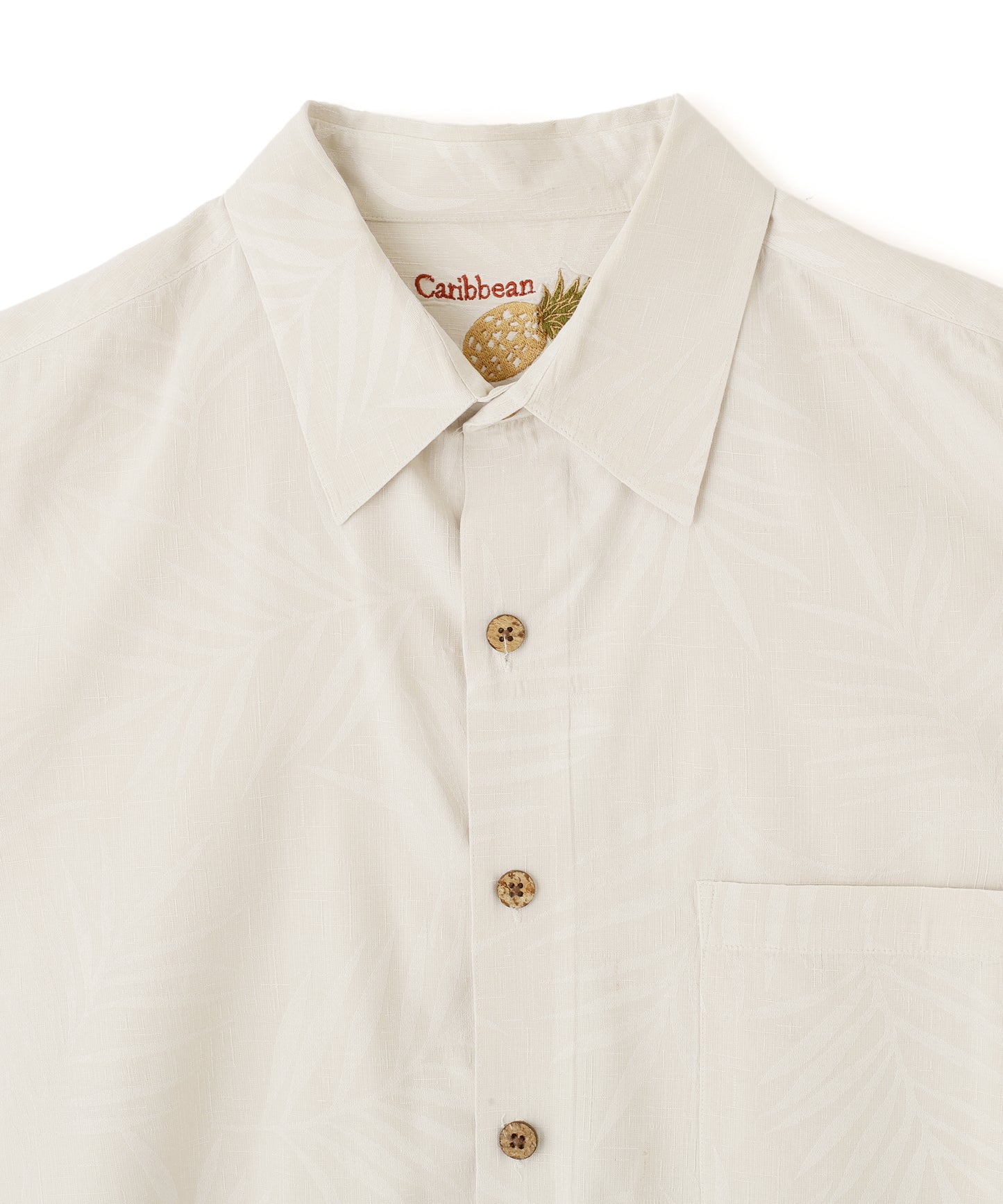 US Half Sleeve Jacquard Silk Shirts
