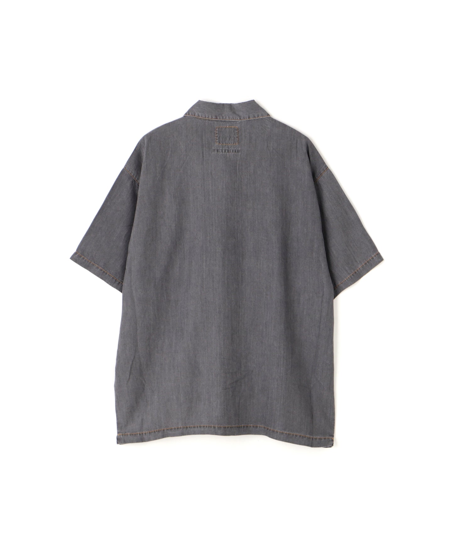 【MYTHINKS】TENCEL DENIM WORK SHIRT SHORT SLEEVE