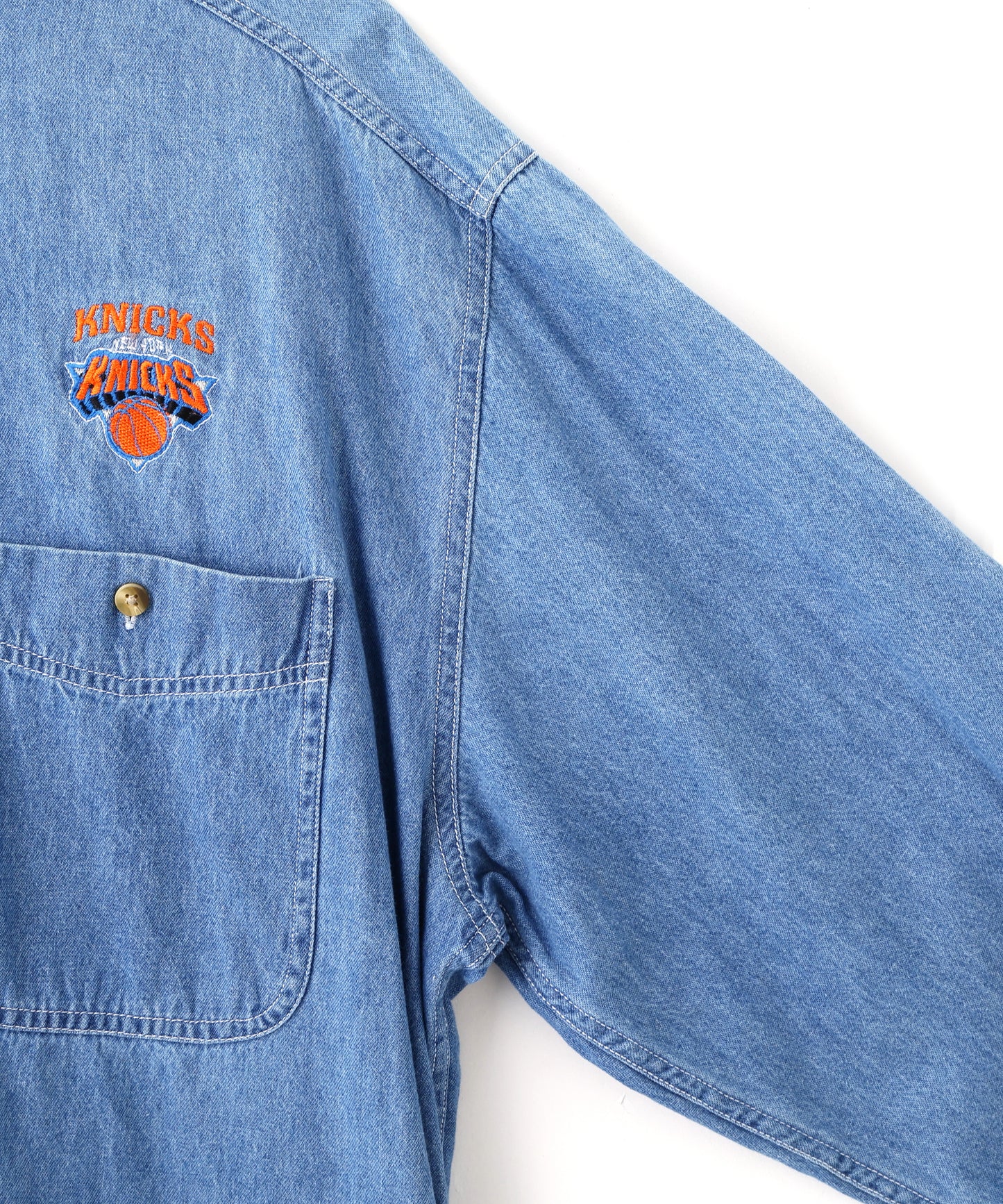 80-90s Lee Denim Shirts for "KNICKS"
