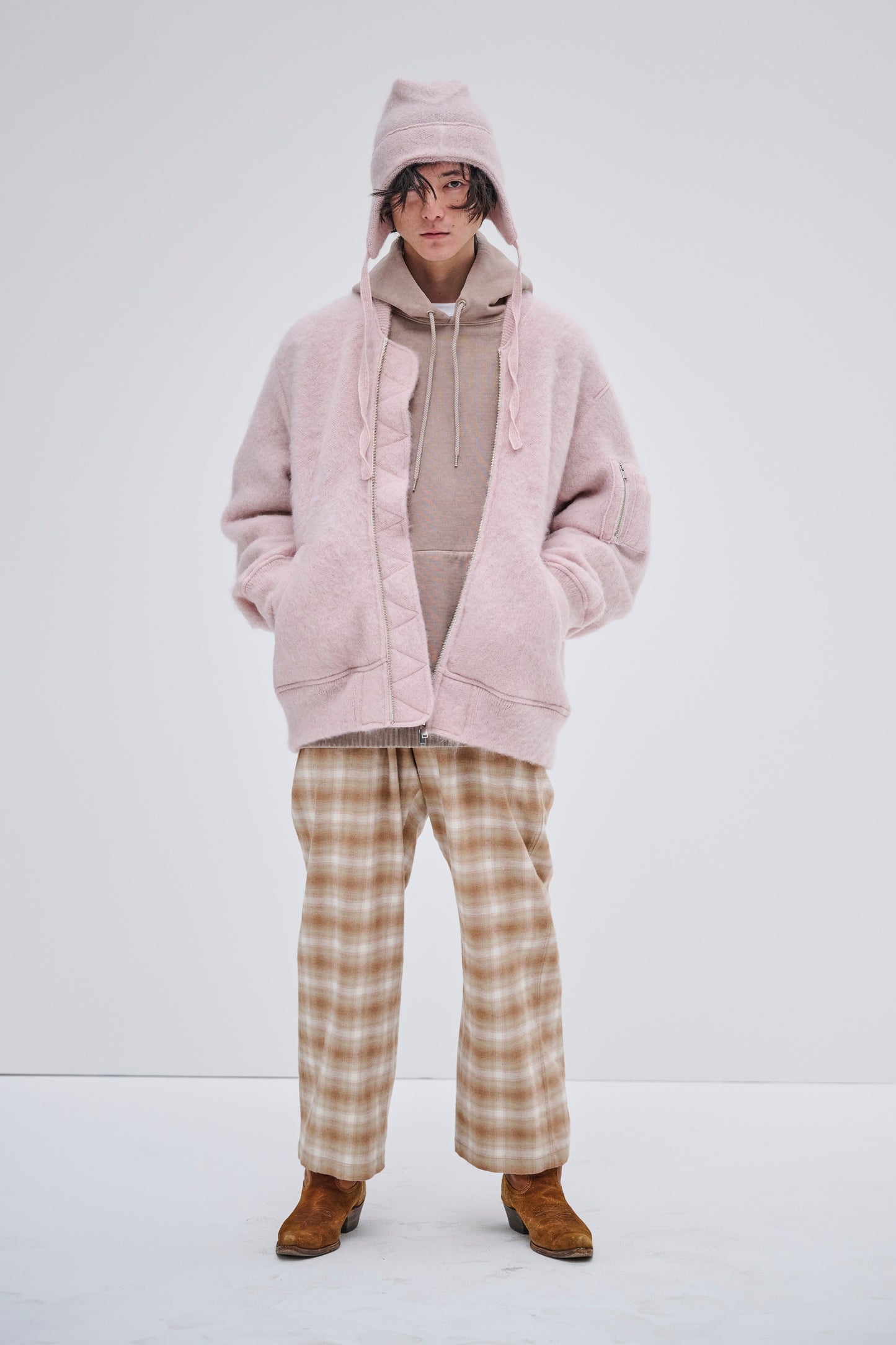 BARRIED SWEAT PULLOVER HOODIE -Pigment dyed-