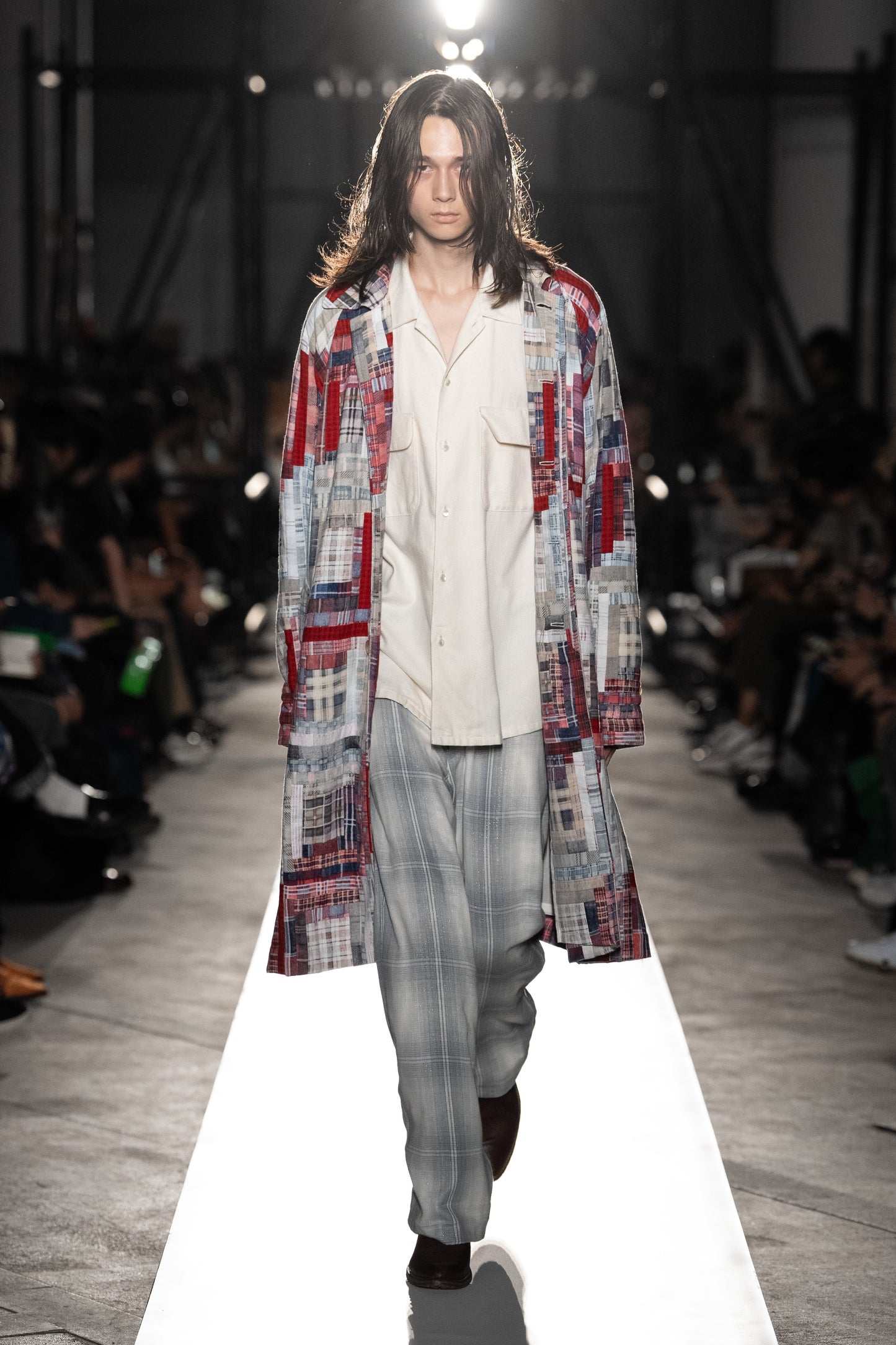 TRIPLE GAUZE FLAT COLLAR SHIRTS - Unstained organic cotton -