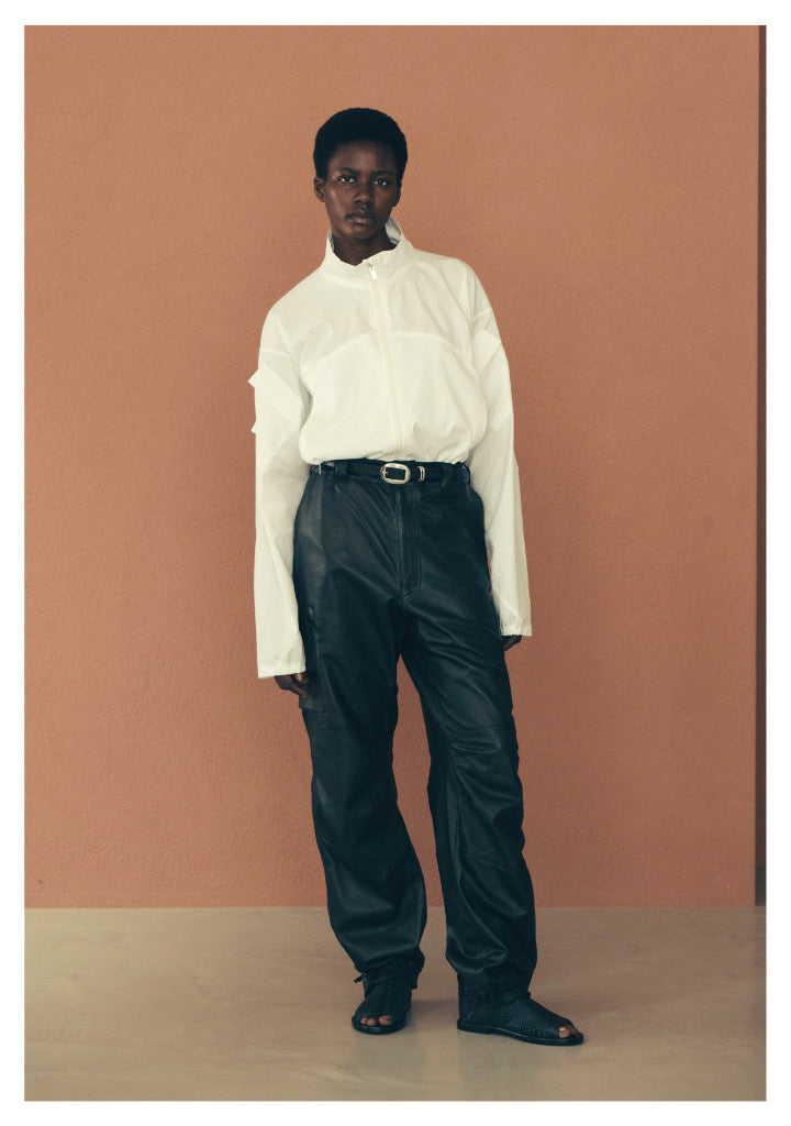 LEATHER MILITARY PANTS <Type:MARS LEVEL5> -Extra thin Sheep leather-