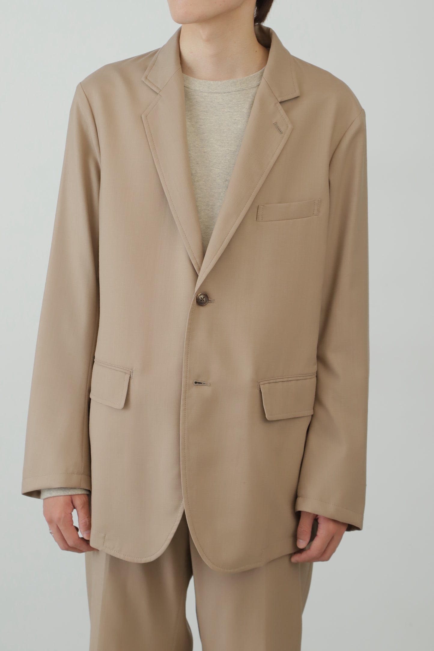 2B TAILORED JACKET ‐Wool twill‐