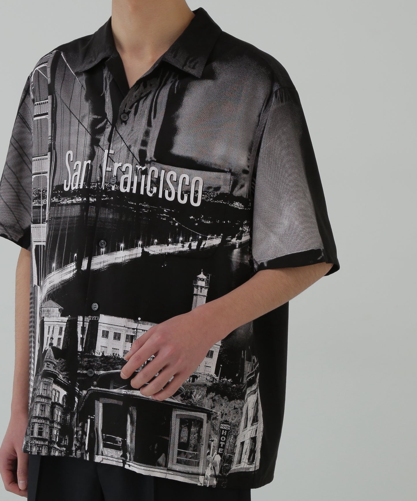 PRINTED SOUVENIR SHIRTS S/S - San Francisco Collage -