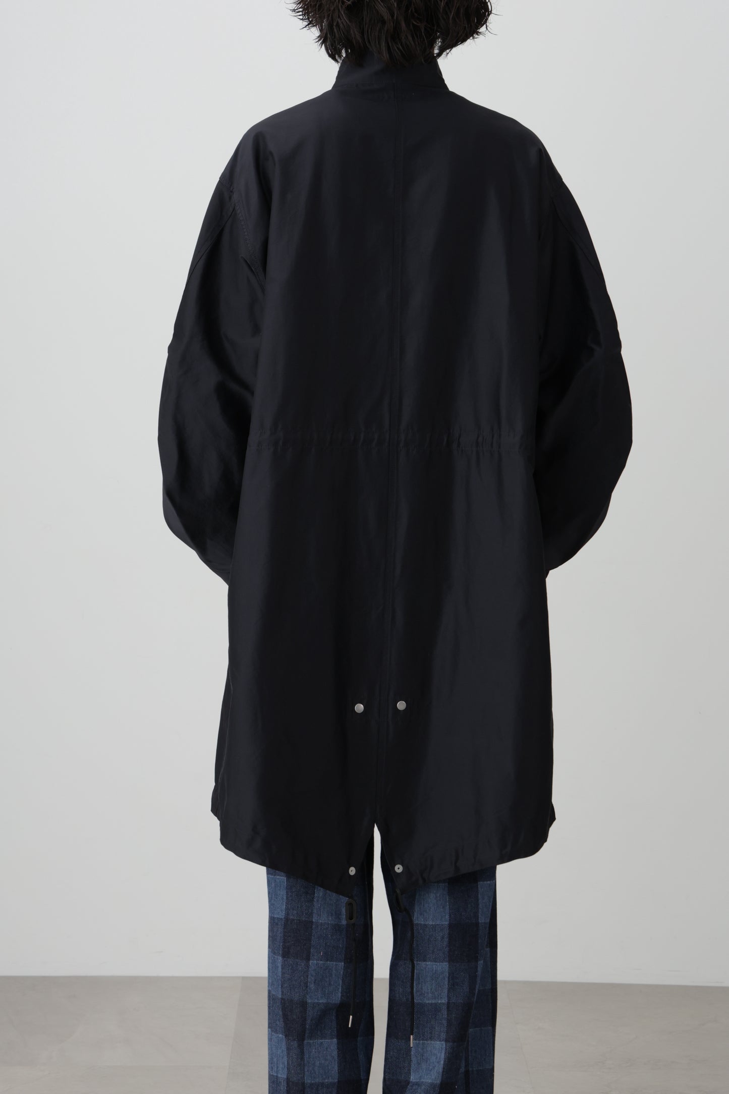 FISH TAIL COAT - Silk / Nylon -