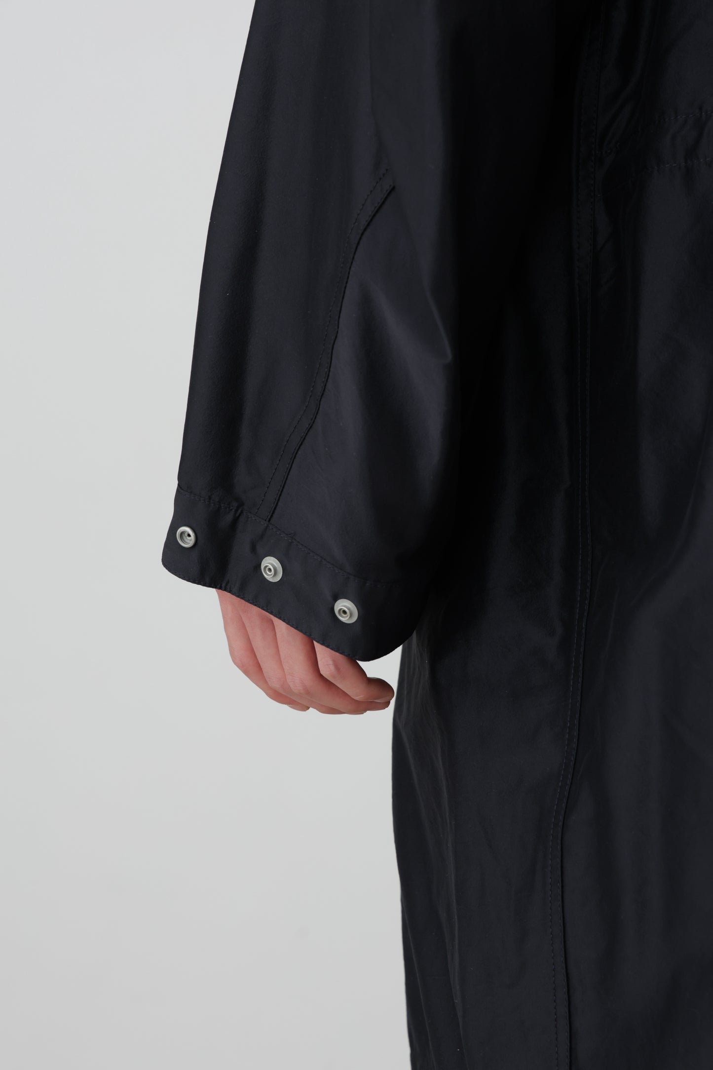 FISH TAIL COAT - Silk / Nylon -