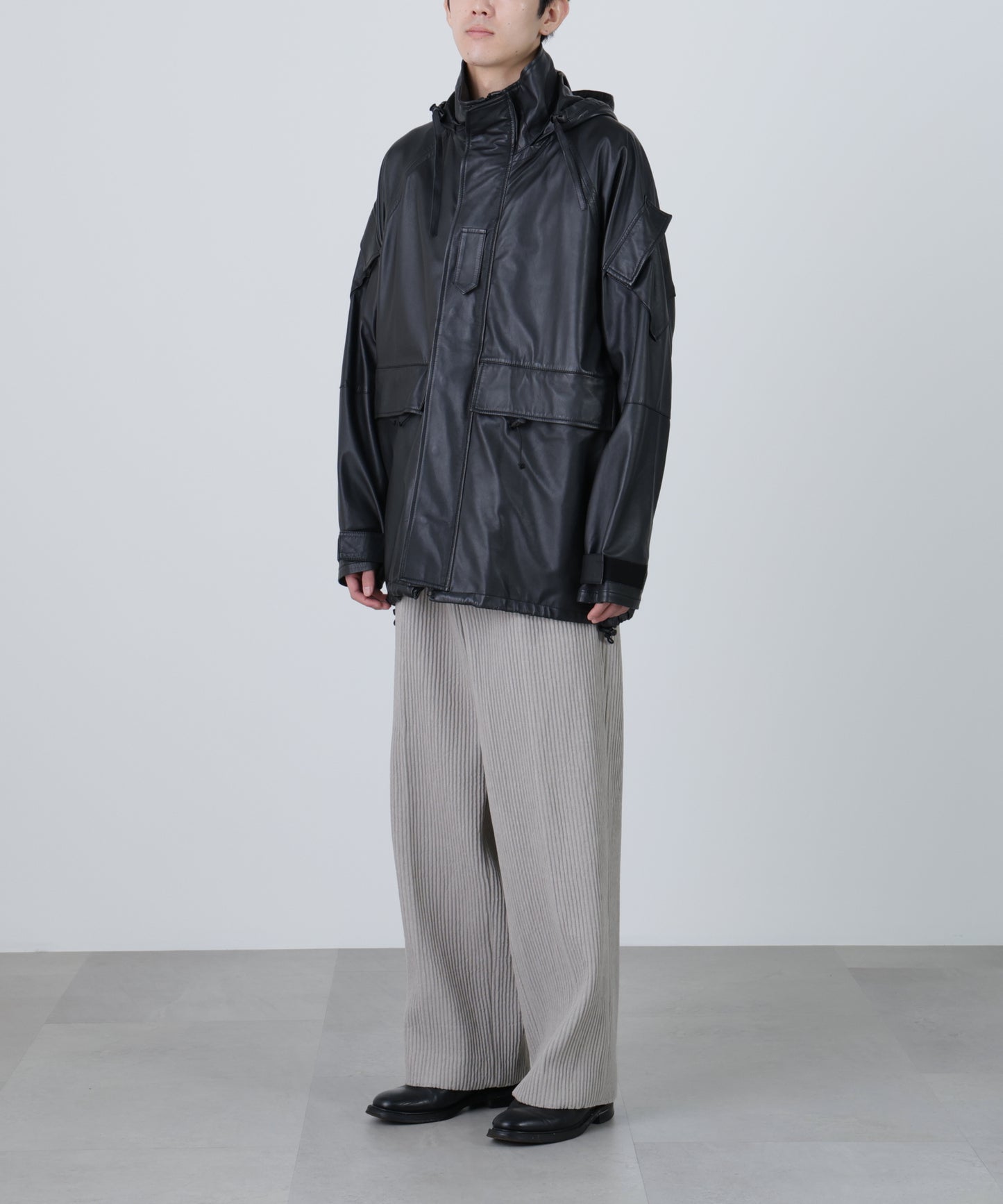 LEATHER MILITARY PARKA ‐Type:Generation two/Level six‐