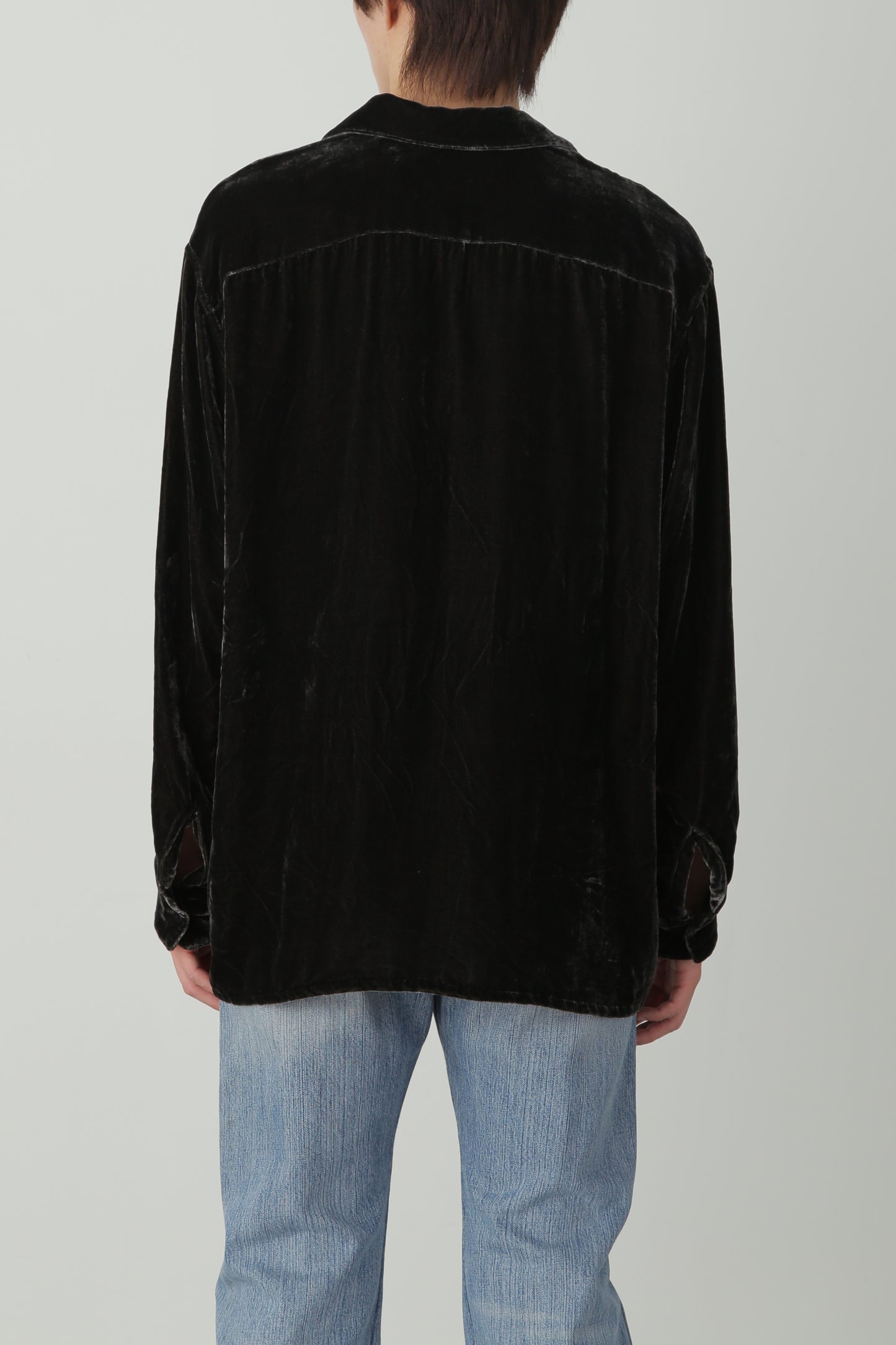 VELVET OPEN COLOR SHIRTS ‐Silk / Rayon‐