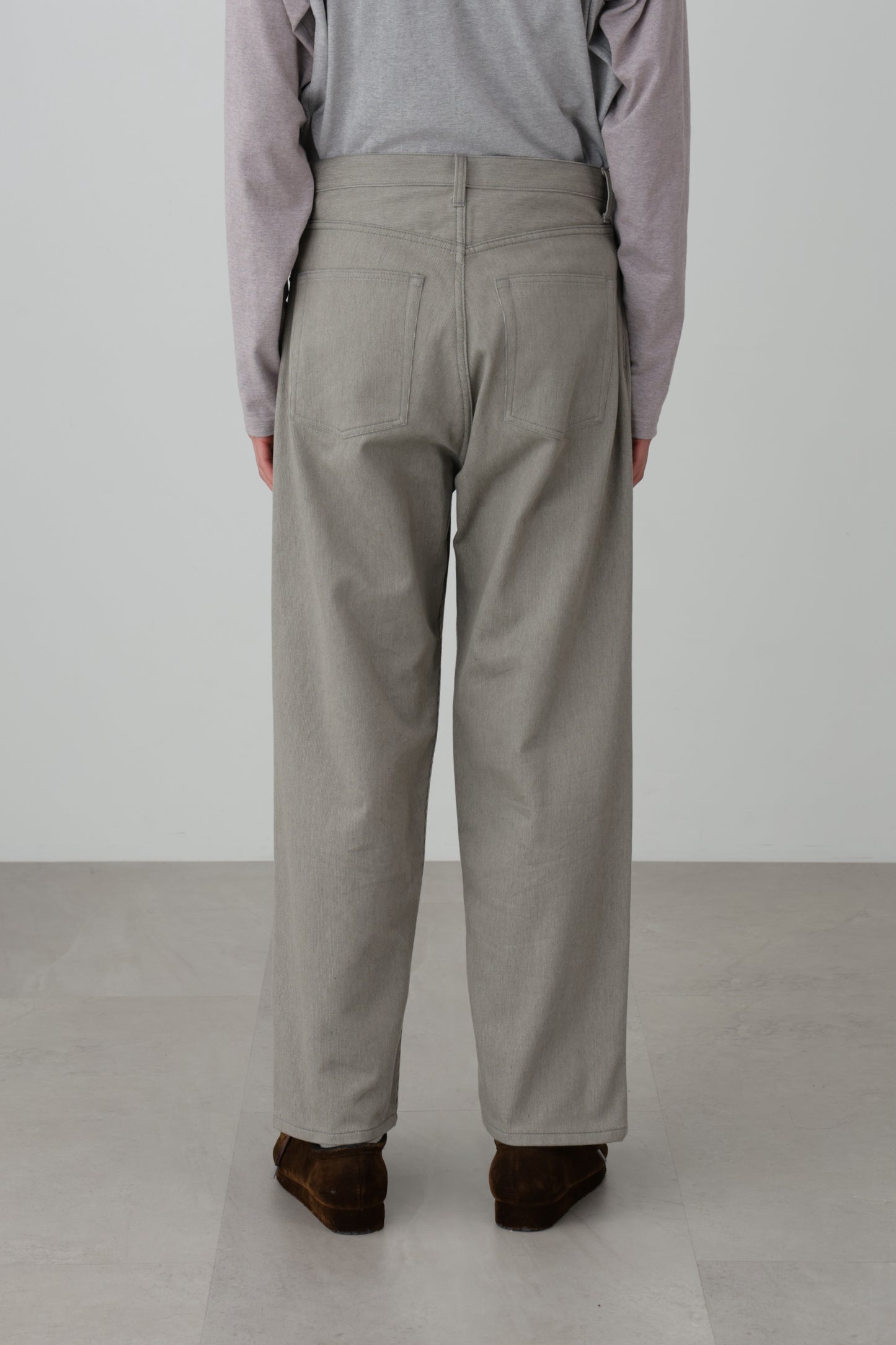 5PK COTTON PIQUE WIDE PANTS - Unstained organic cotton -