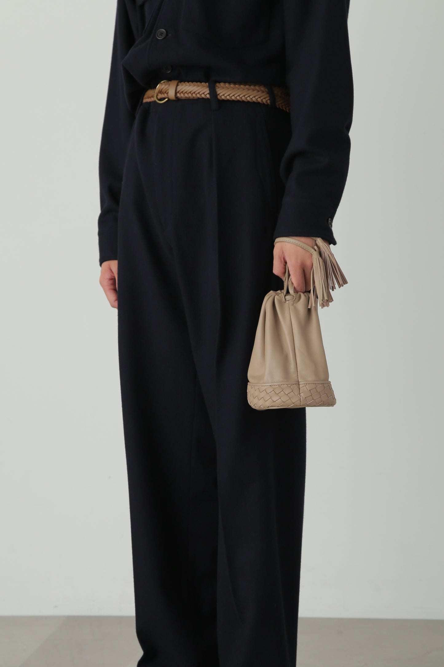 LEATHER POCHETTE ‐Sheep leather‐