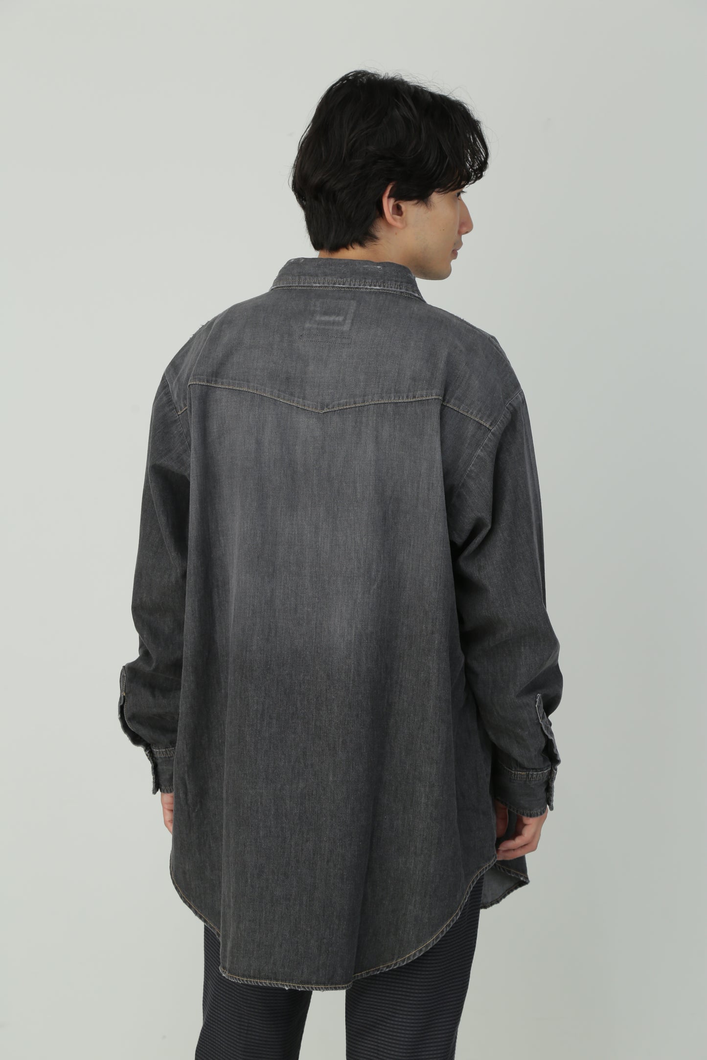 MY DENIM WESTERN SHIRT ‐Special Black‐