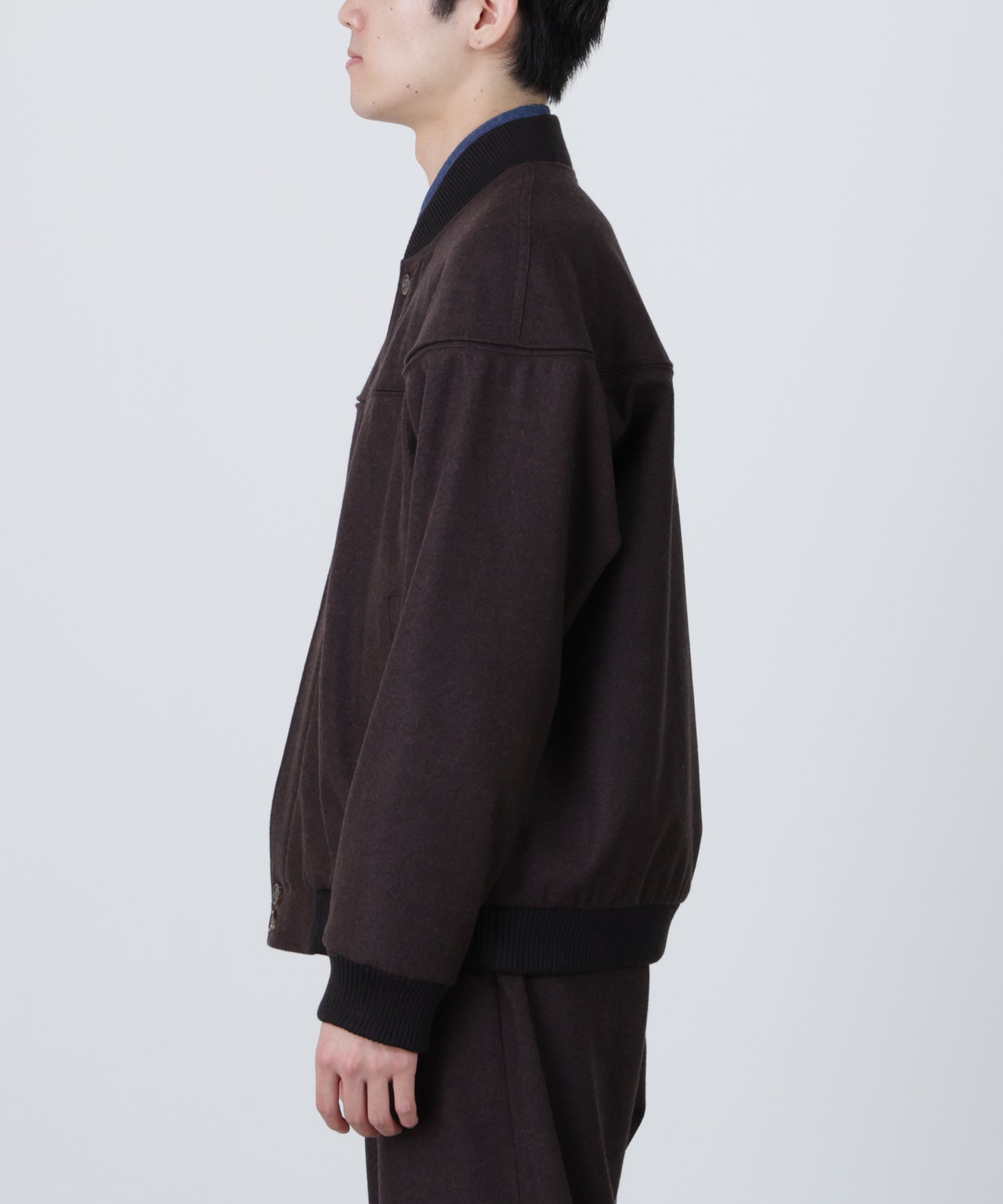 DERBY JACKET ‐Powder melton‐