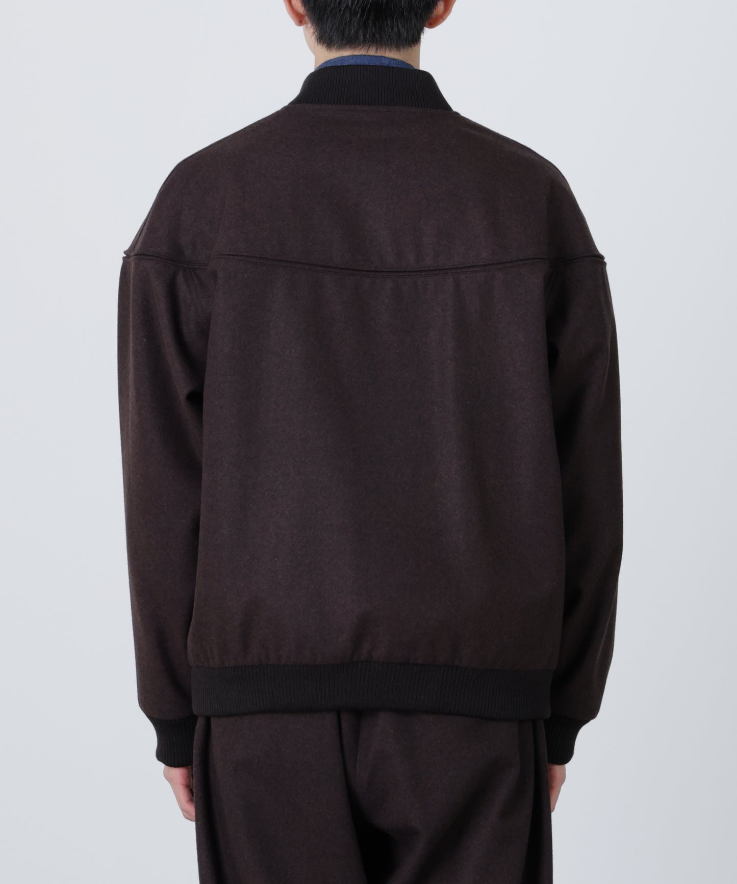 DERBY JACKET ‐Powder melton‐