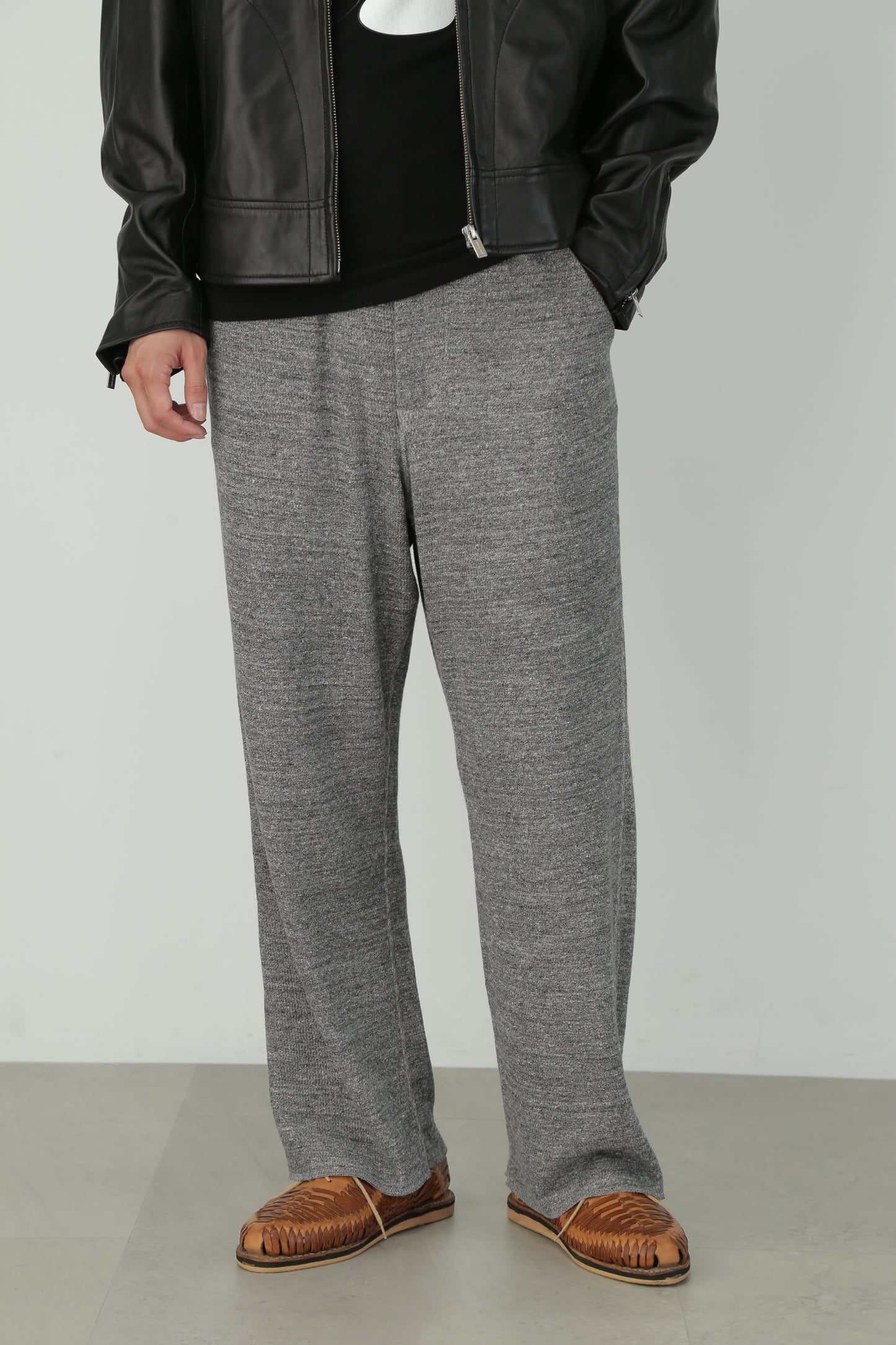 ORGANIC COTTON THERMAL PANTS - Mixed ”UNSTAINED” yarn