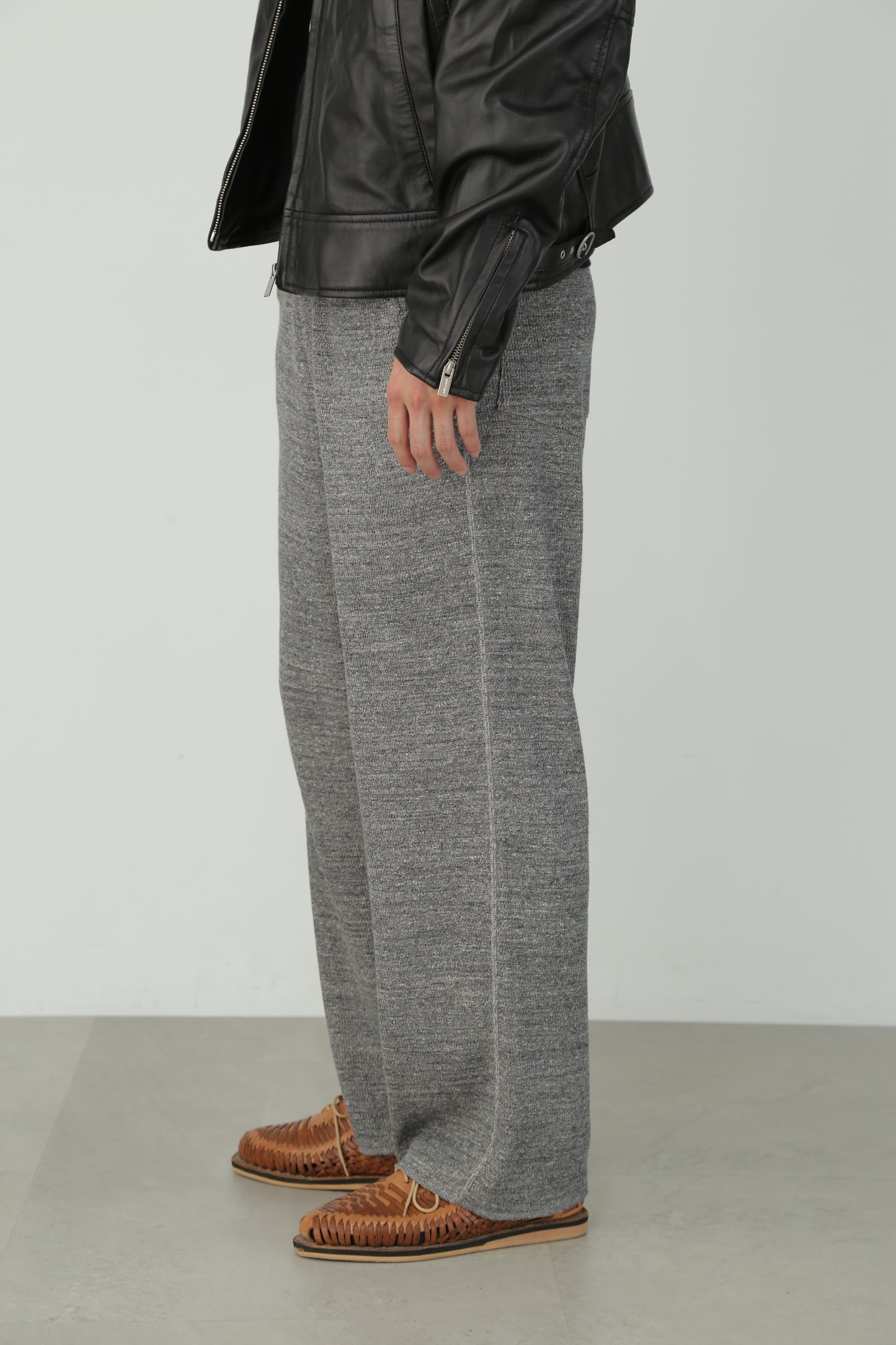 ORGANIC COTTON THERMAL PANTS - Mixed ”UNSTAINED” yarn