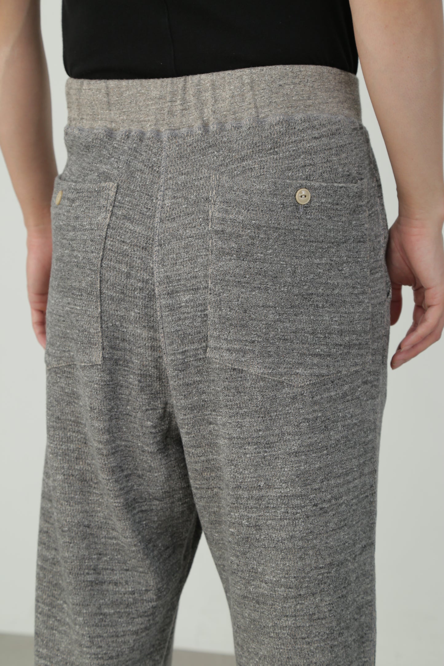 ORGANIC COTTON THERMAL PANTS - Mixed ”UNSTAINED” yarn
