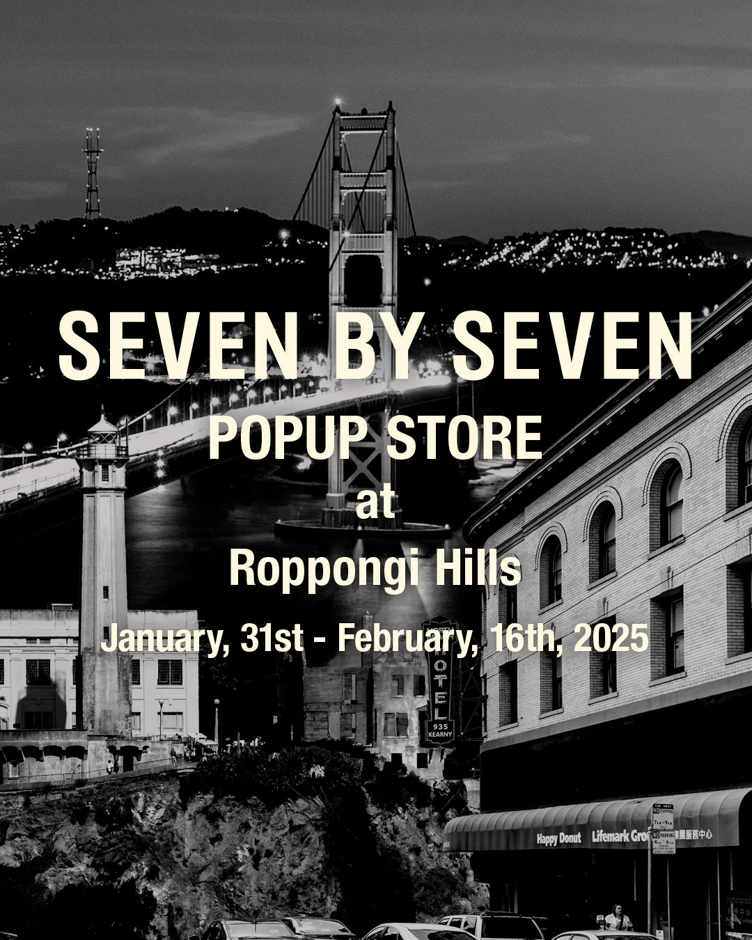 SEVEN BY SEVEN POPUP STOREがHILLS BOXに期間限定OPEN