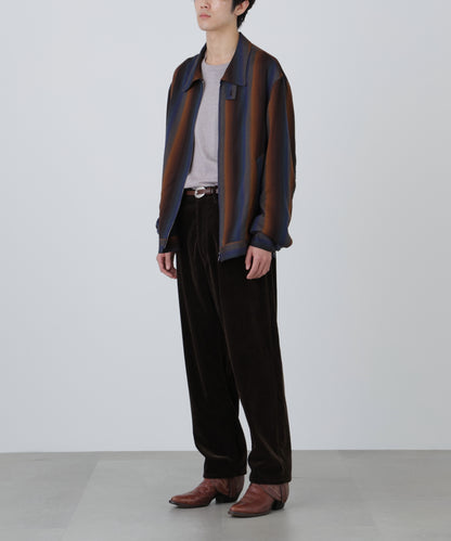 CORDUROY WIDE PANTS ‐Modal mix‐