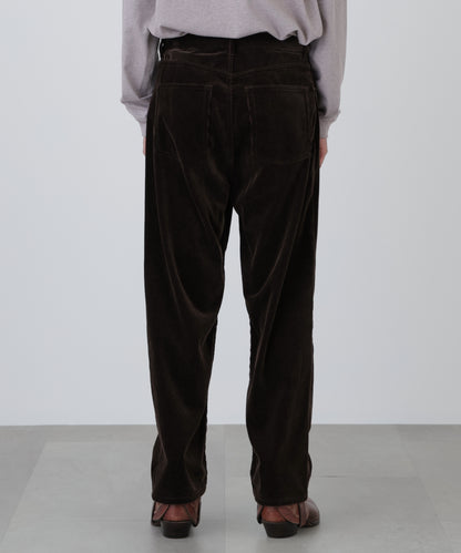CORDUROY WIDE PANTS ‐Modal mix‐
