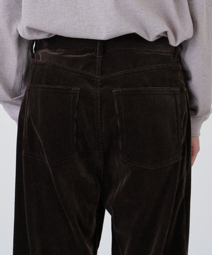 CORDUROY WIDE PANTS ‐Modal mix‐