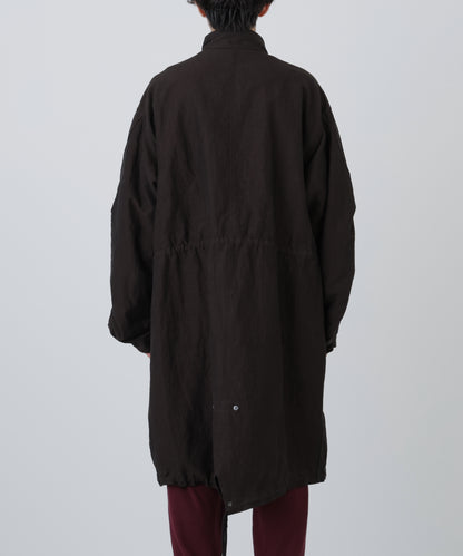 FISH TAIL COAT ‐Cotton Linen Ratine‐