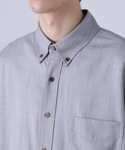 BUTTON DOWN SHIRTS ‐Super 140's Wool‐