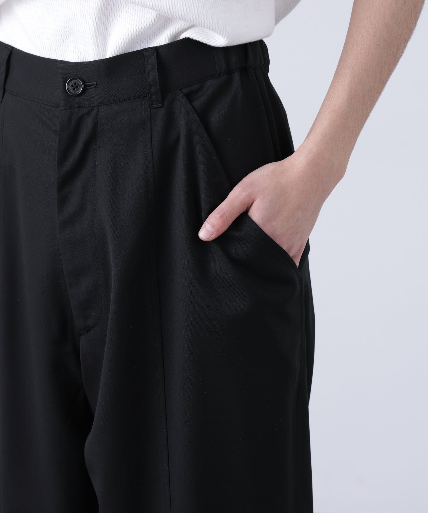 SWITCHING EASY TROUSERS ‐Super 140's Wool‐