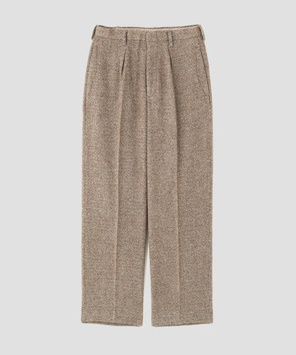 FATIGUE TROUSERS -Powder melton-