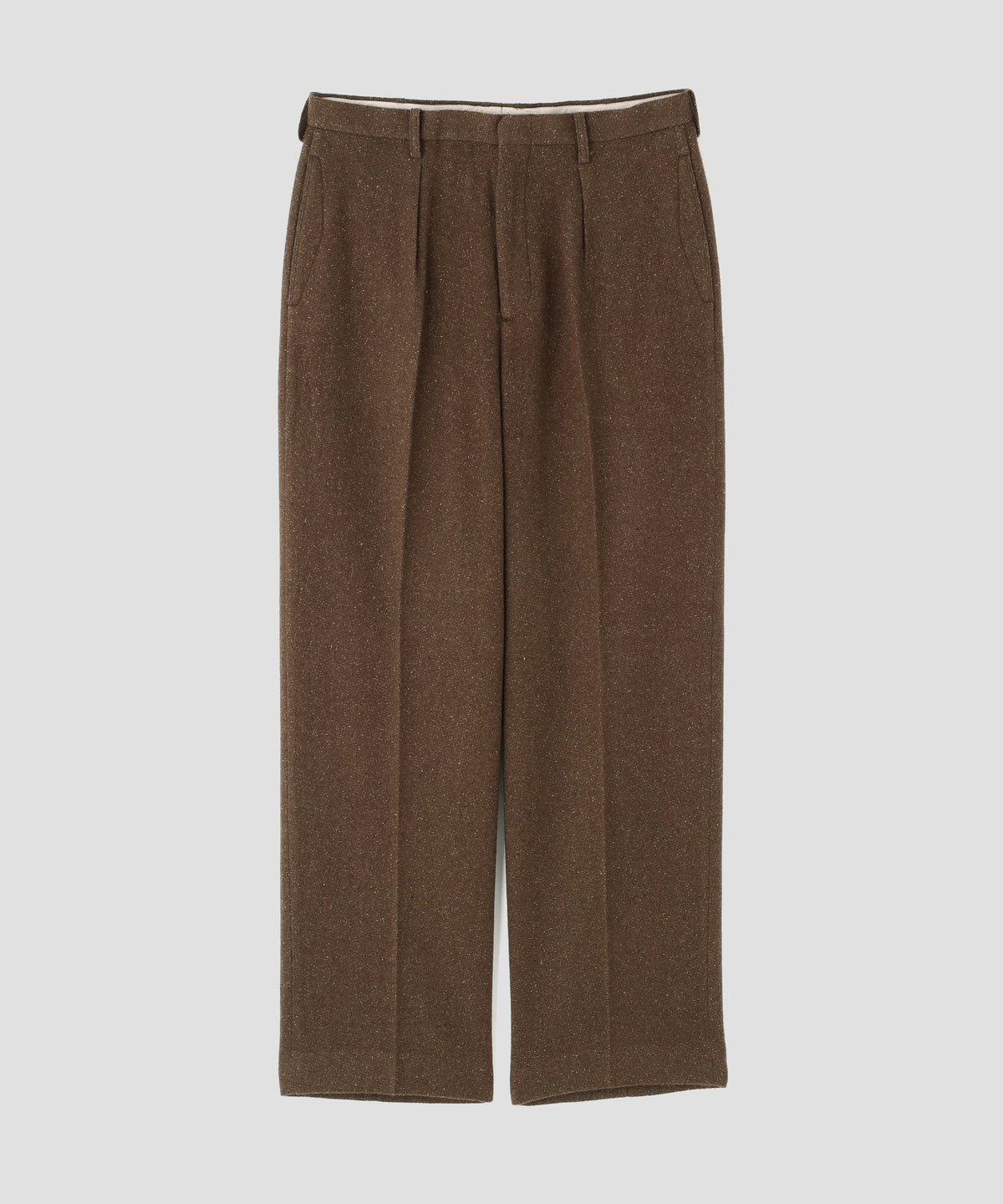FATIGUE TROUSERS -Powder melton-