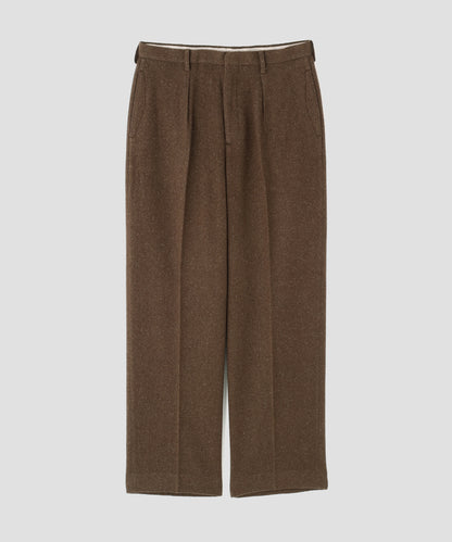 FATIGUE TROUSERS -Powder melton-