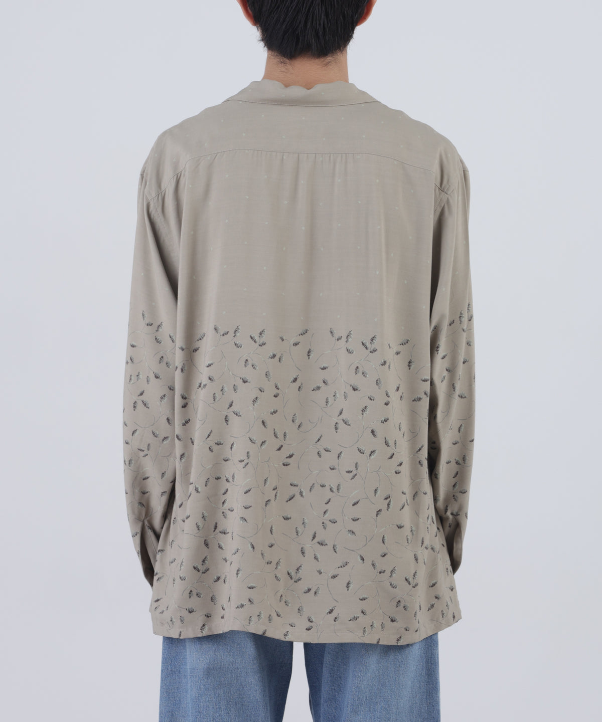 FATIGUE TROUSERS -Powder melton-