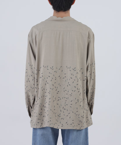 FATIGUE TROUSERS -Powder melton-