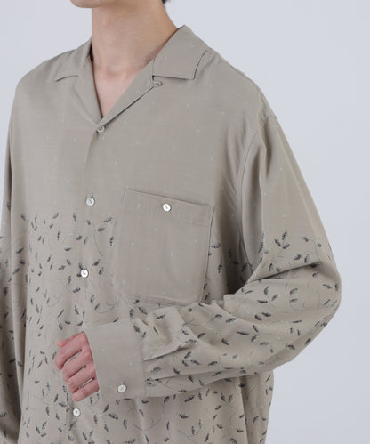 FATIGUE TROUSERS -Powder melton-