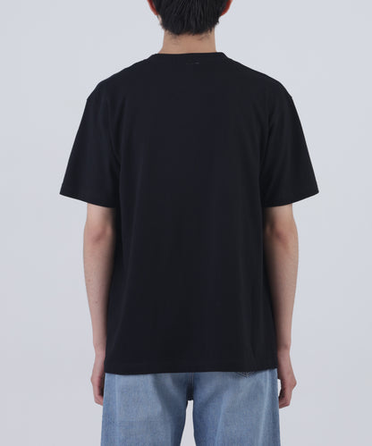 【SEVEN BY SEVEN / Down on the Corner】 GRADATION PRINT TEE ‐Guitar‐