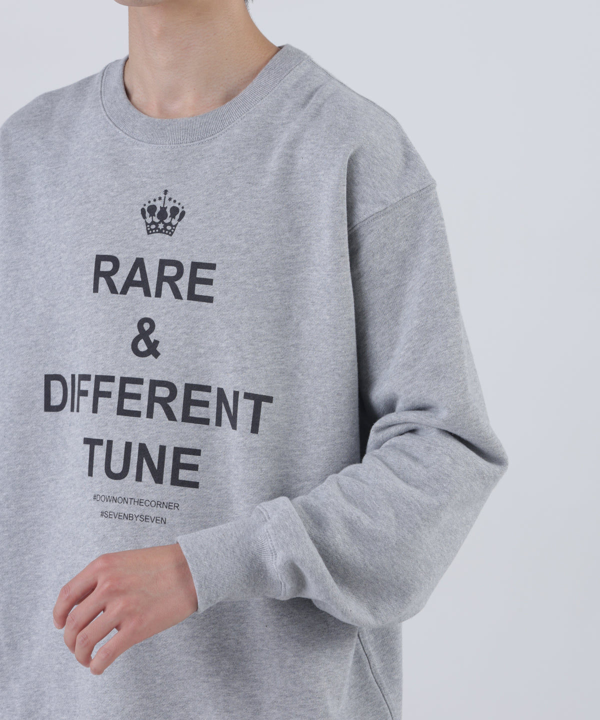 【SEVEN BY SEVEN / Down on the Corner】CREWNECK SWEAT‐Cactus Print‐