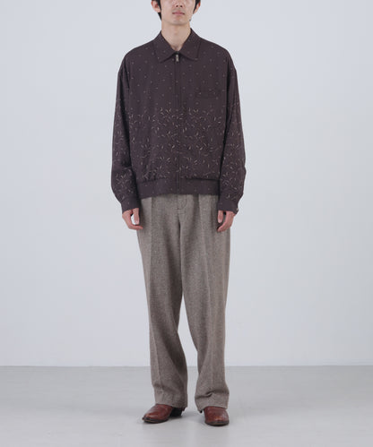 ZIP UP BLOUSON  - Botanical print -
