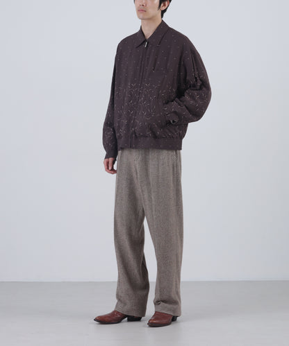 ZIP UP BLOUSON  - Botanical print -