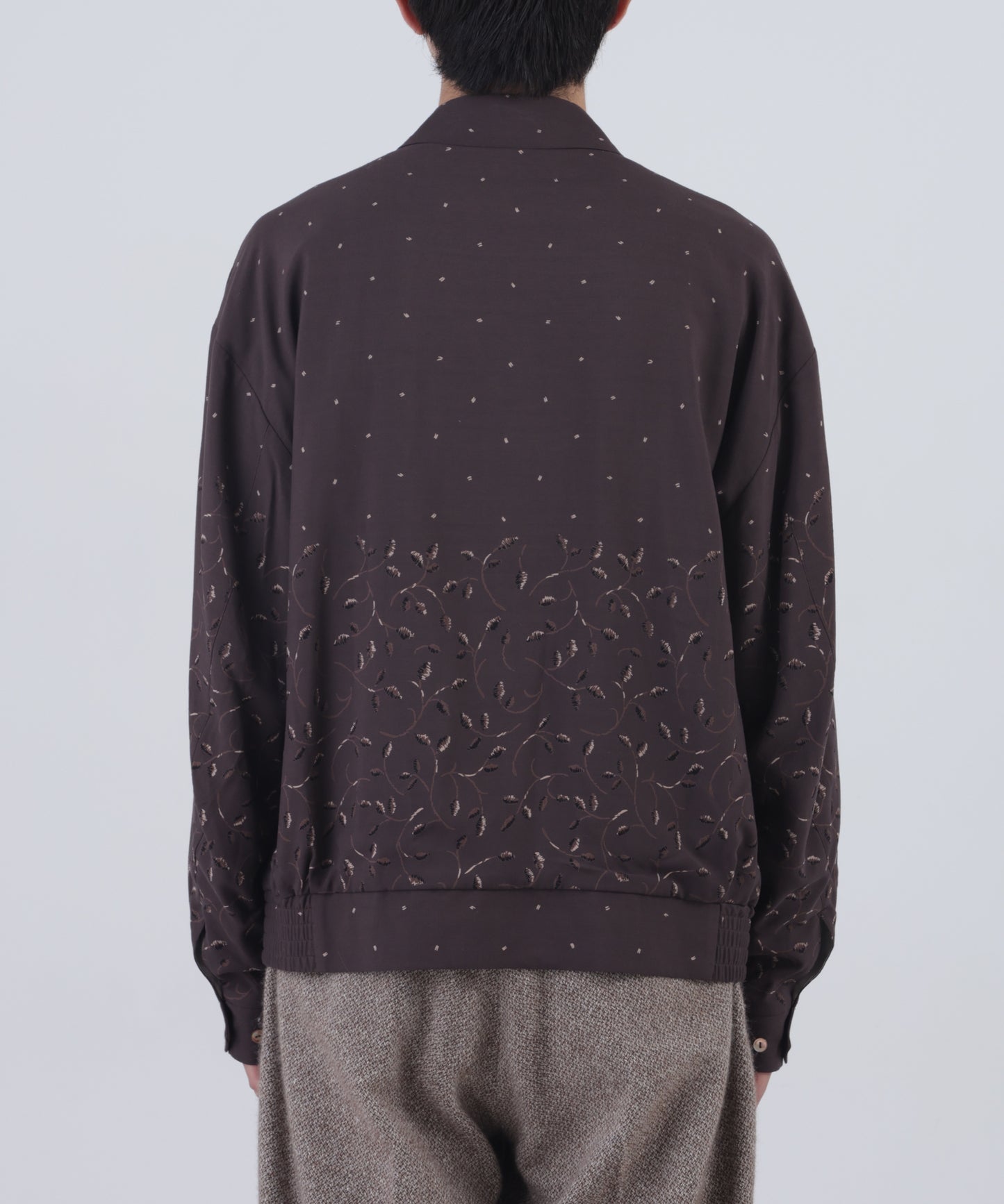 ZIP UP BLOUSON  - Botanical print -