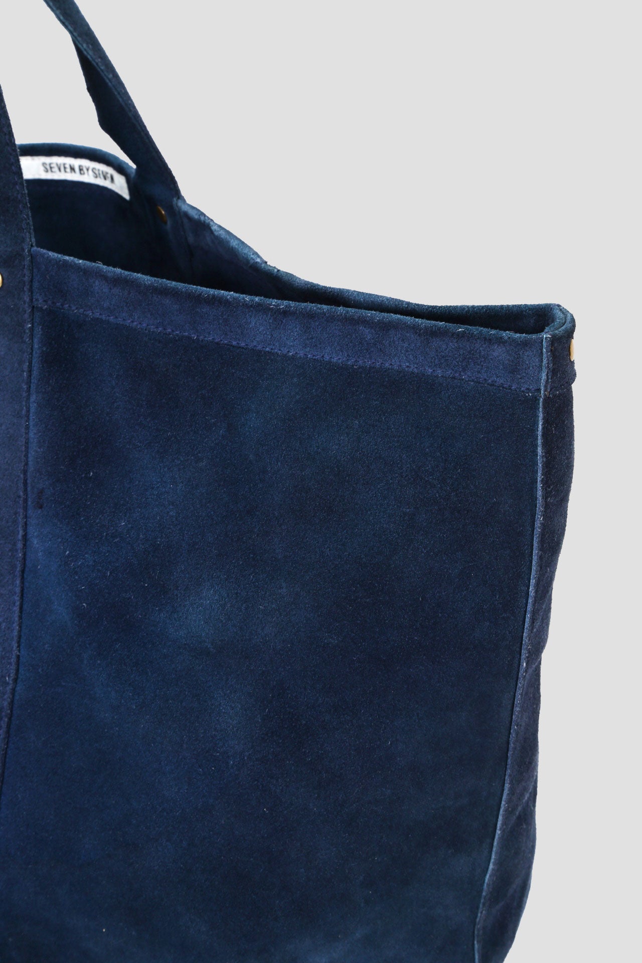 LEATHER TOTE BAG -Cow split leather-26AW