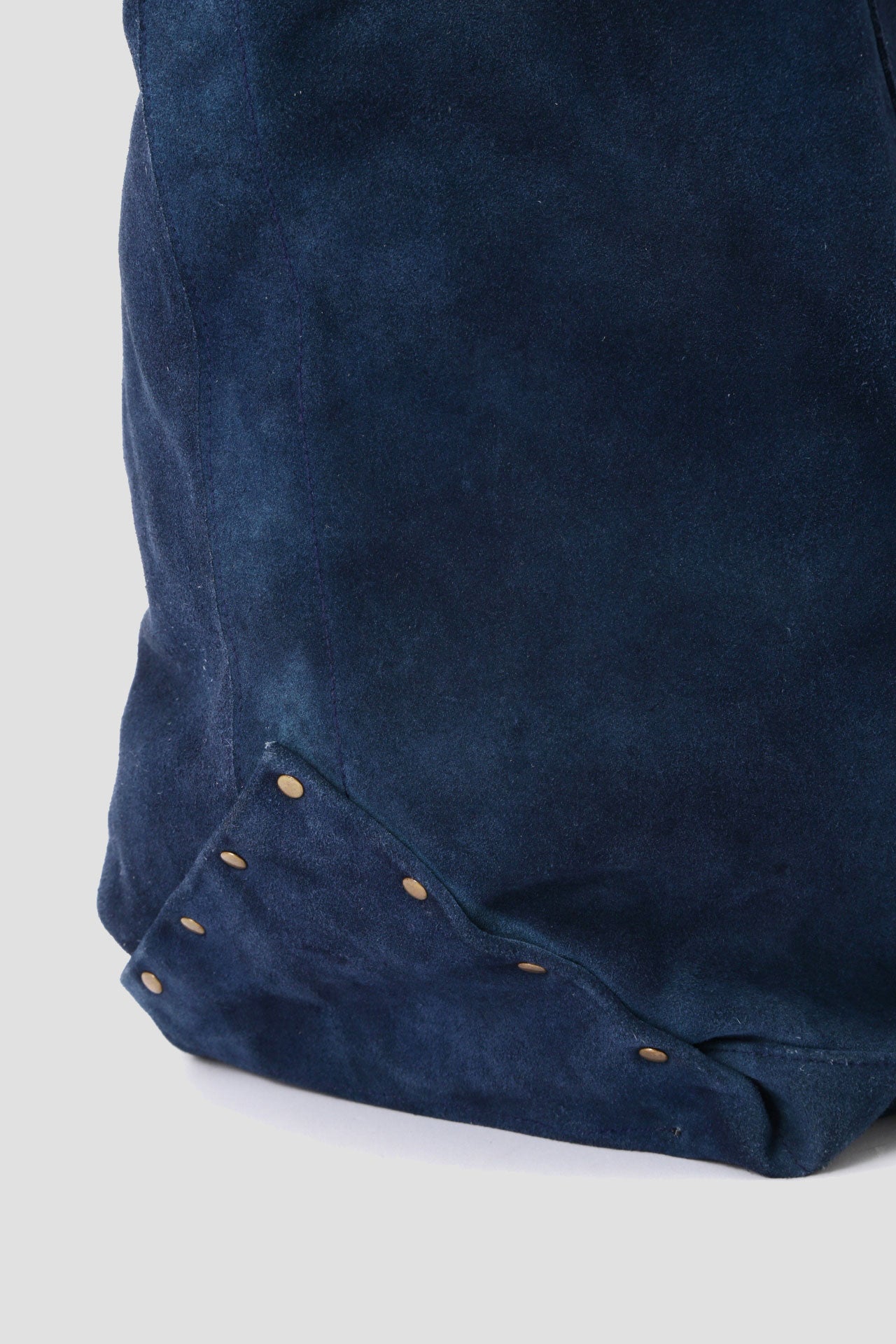 LEATHER TOTE BAG -Cow split leather-26AW