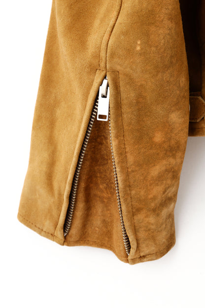 【PRE ORDER】 SUEDE LEATHER RIDERS JACKET - Cashmere finish -