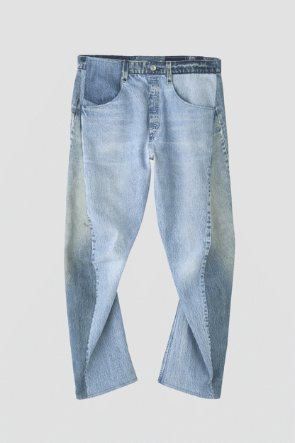 REWORK DENIM PANTS - 3D cutting -