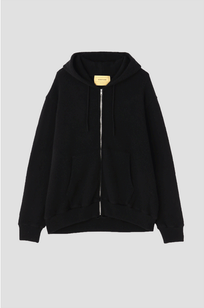 FULL ZIP HOODIE - Cashmere jersey -