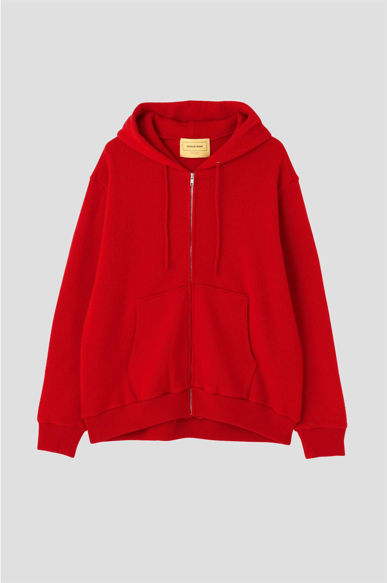 FULL ZIP HOODIE - Cashmere jersey -