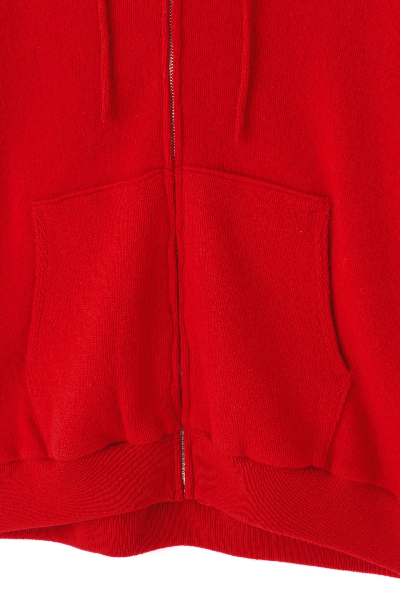 FULL ZIP HOODIE - Cashmere jersey -